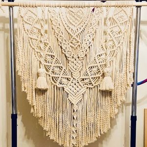 Handmade macrame wall decor